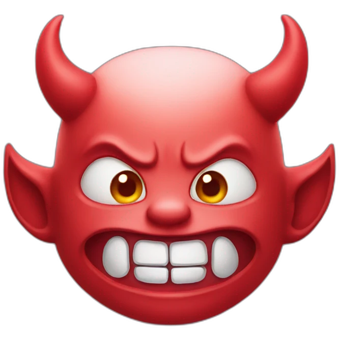 Devil face emoji
