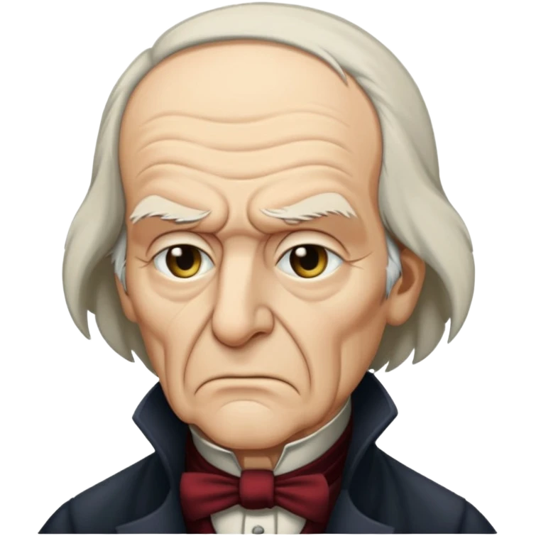 scrooge with frown emoji