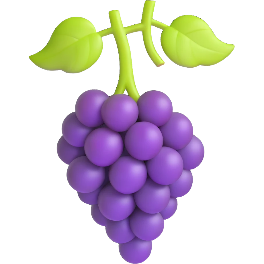 a single grape emoji