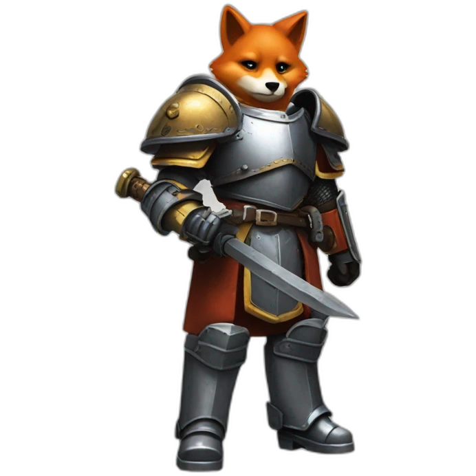Warhammer 40k, Knight, Armor, Fox emoji