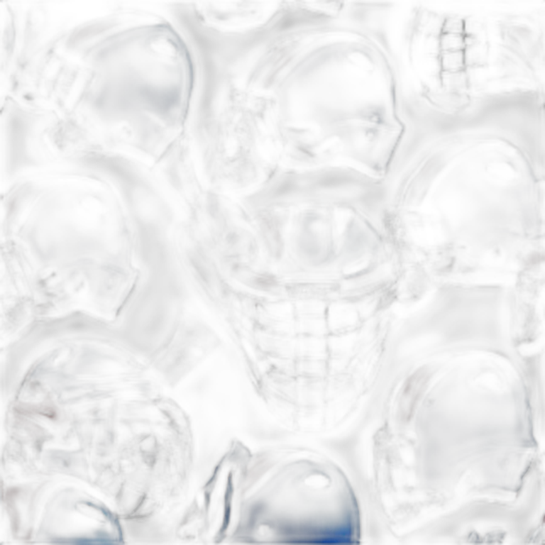 hockey goalkeeper helmet painted red and blue emoji