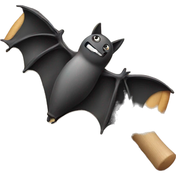 Instagram logo with a bat emoji