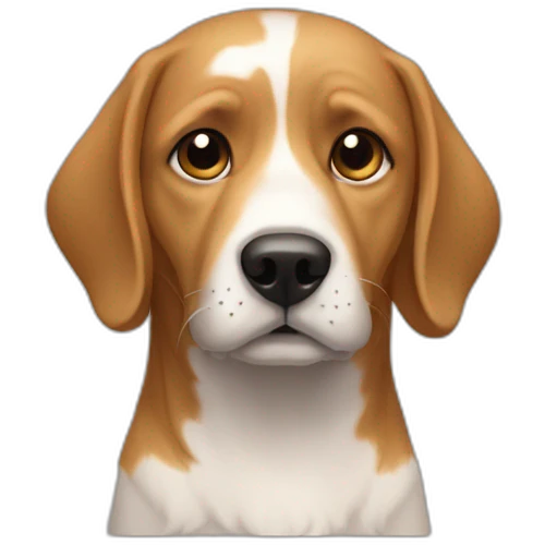 Chien sur chat emoji