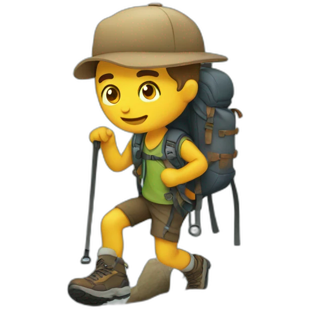 hiking emoji