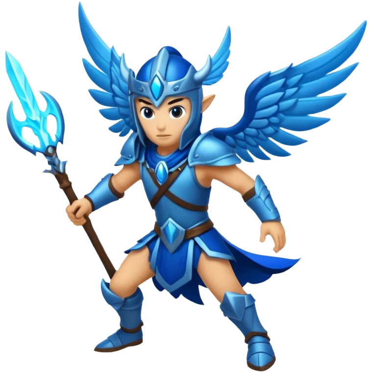 Create icons inspired by the movie Avatar with blue warriors, glowing forests, flying creatures, and epic battles. emoji