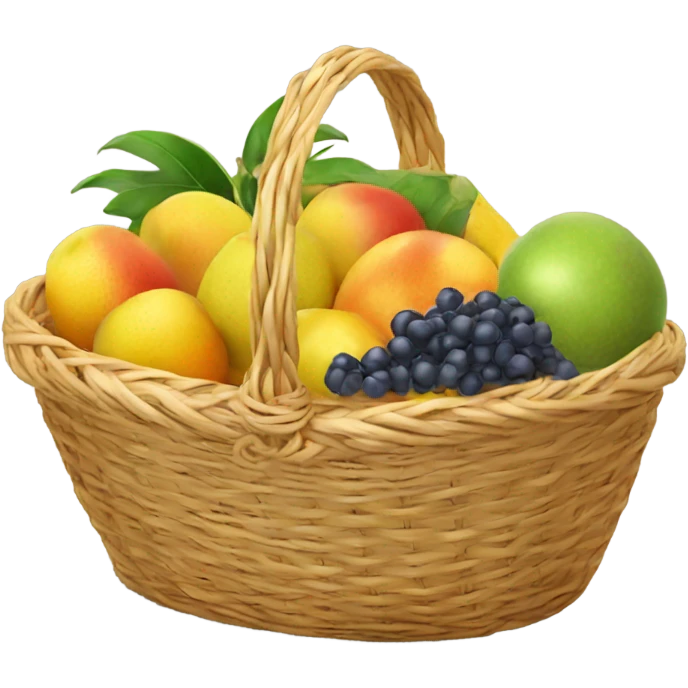 fruit basket  emoji