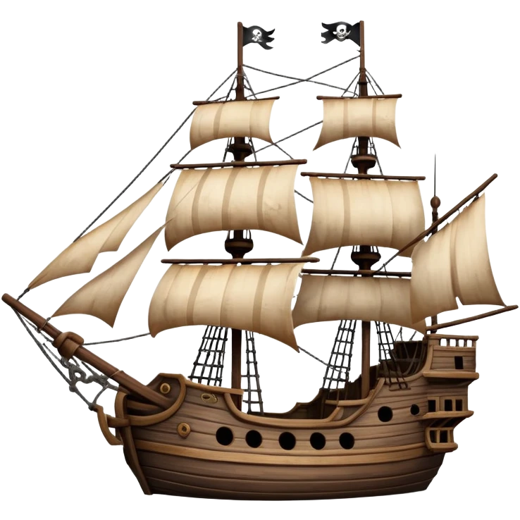 pirate ship emoji