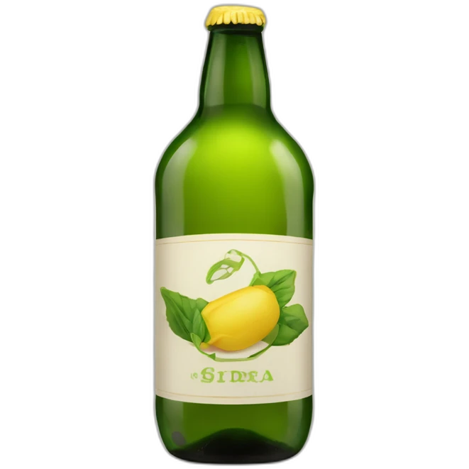 Botella de sidra asturiana emoji