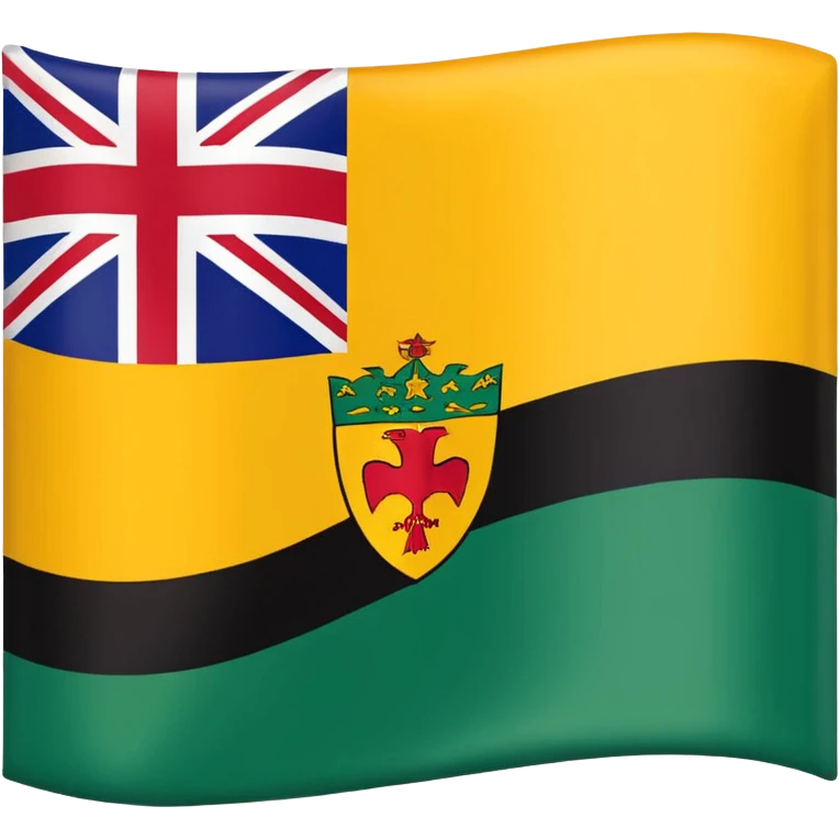 Make a emoji flag of Niue and remove the uk and replace uk with a Zambia flag (btw Zambia needs to be in a corner of an edge of that flag.) emoji
