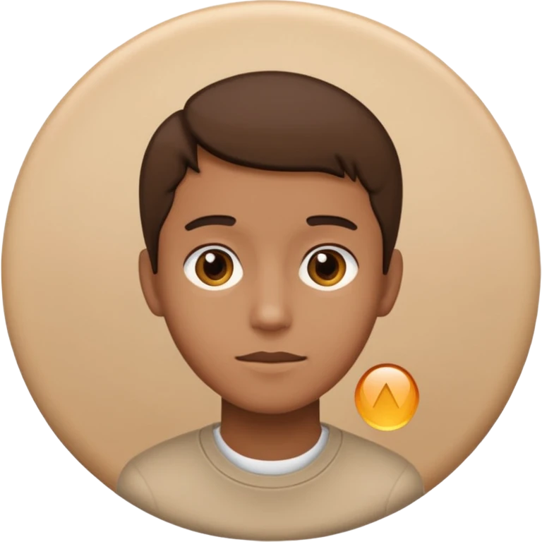 an icon of a person with a small chip next to him emoji