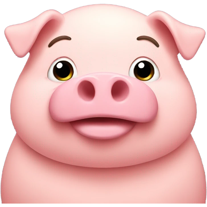 Fat pig  emoji