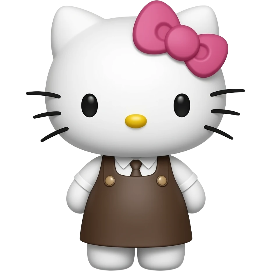 Hello kitty con apariencia de alfonsina storni emoji