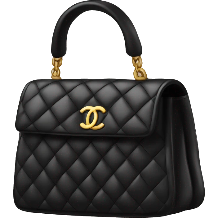 Black Chanel bag  emoji