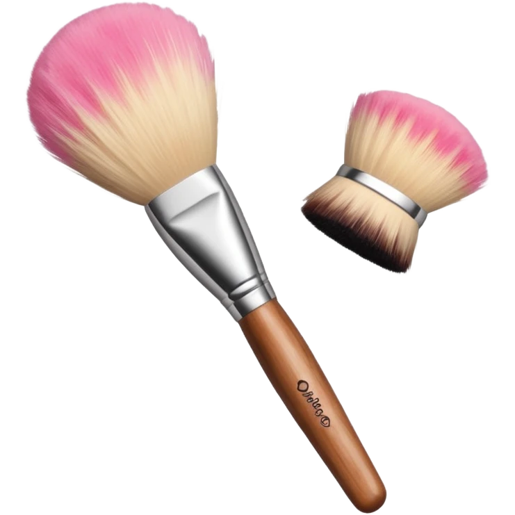 Blush makeup brush emoji