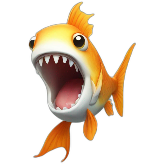 fish screaming emoji