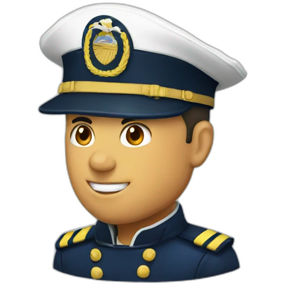 Hat marine emoji