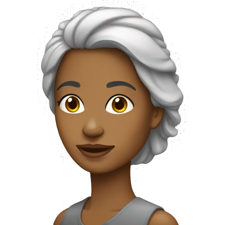 Mulher grisalhas  emoji