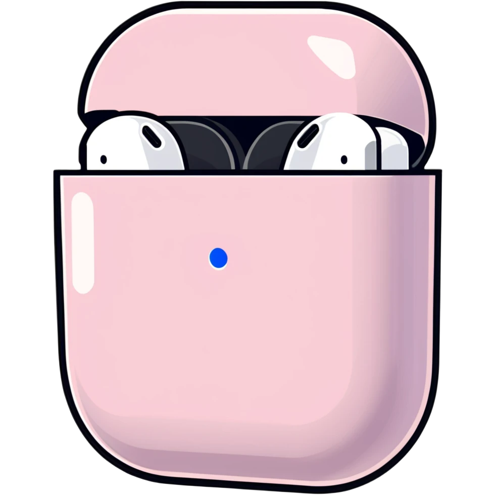 pink airpods max headphones emoji