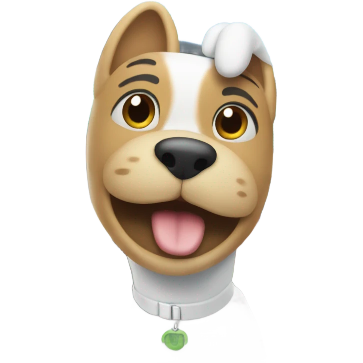 a paw store with a paw sign from half side view  emoji
