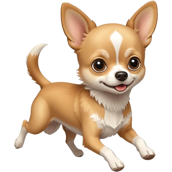 chihuahua running emoji