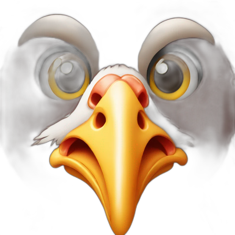 chicken face emoji