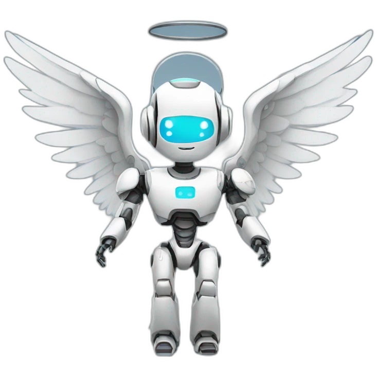 robot angel emoji