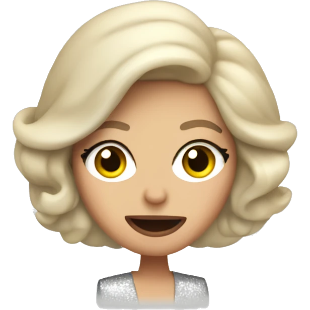 lady gaga singing emoji
