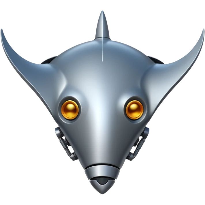 robotic stingray emoji