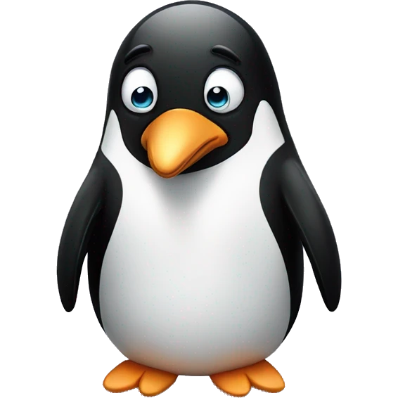 Crying very sad penguin  emoji