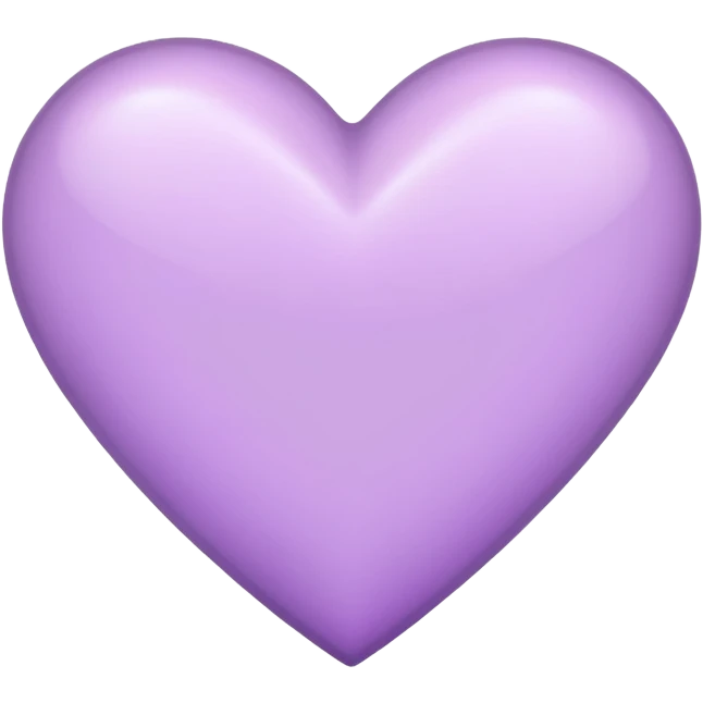 Light purple heart emoji