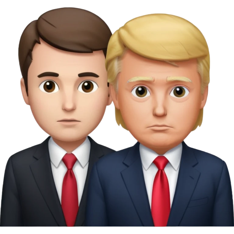 Charlie Kirk and Trump emoji