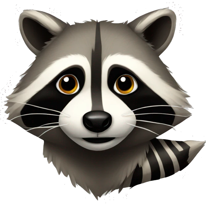 Sketchy raccoon  emoji
