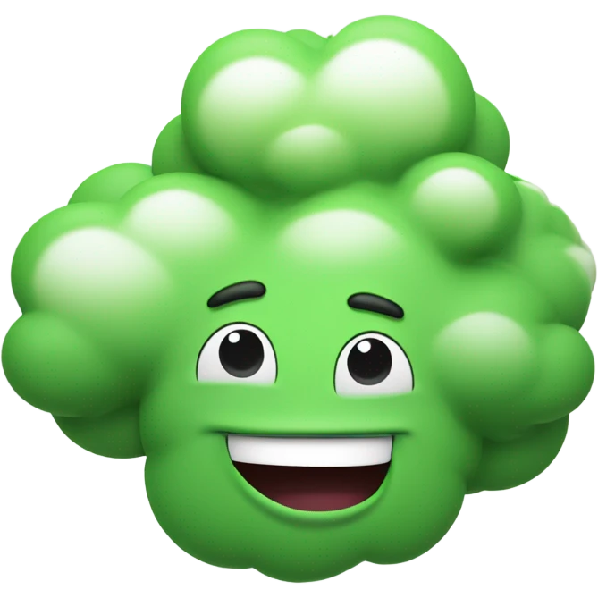 Green hill farting emoji
