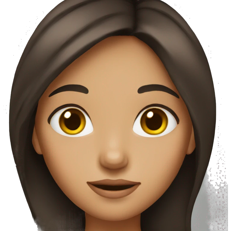 brunette girl  emoji