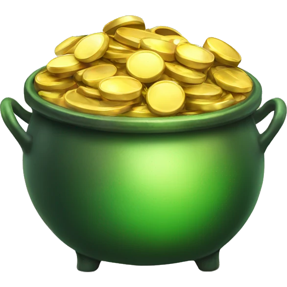 Pot of gold emoji
