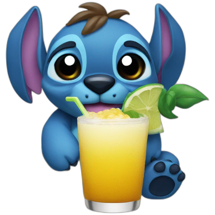 stitch drink tacacá from brazil emoji