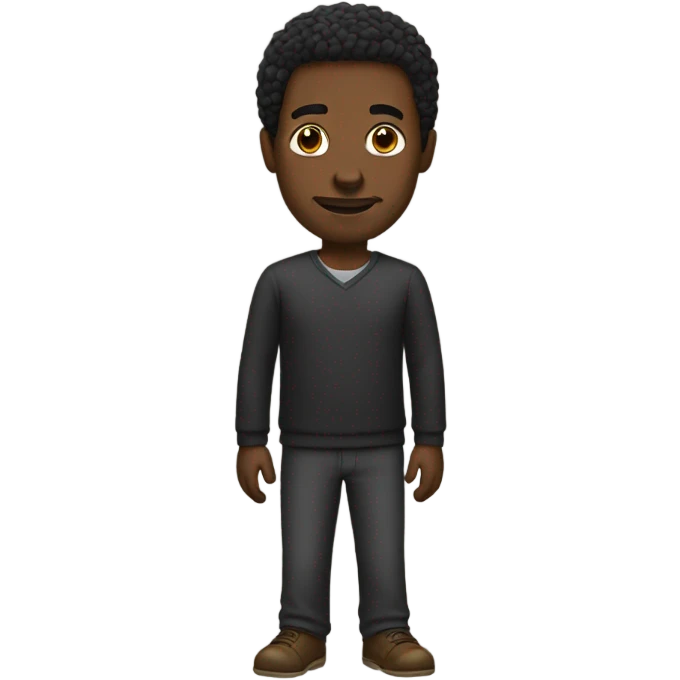 Black man emoji
