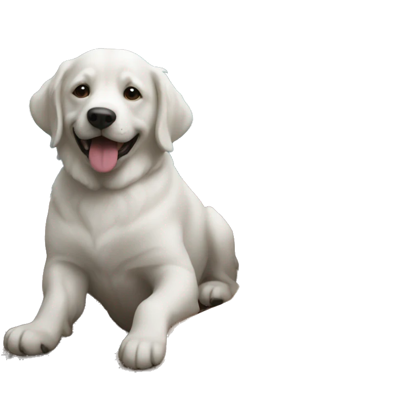 Un chien dans un bateau  emoji