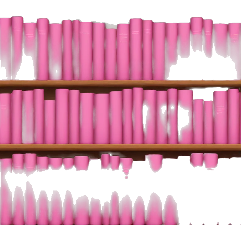 pink books emoji