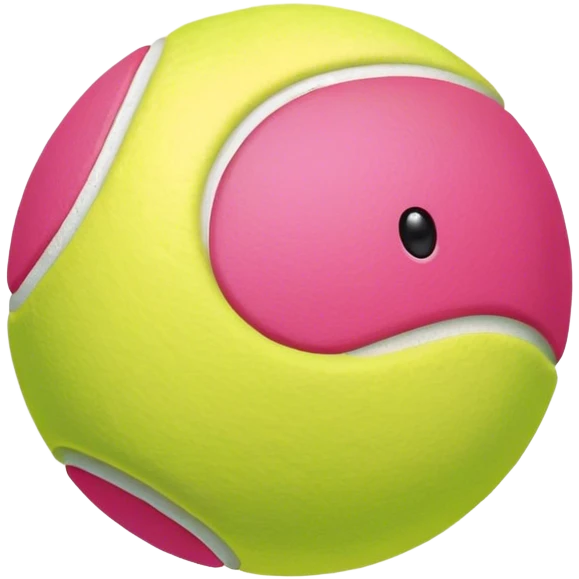 Tennis Ball pink  emoji