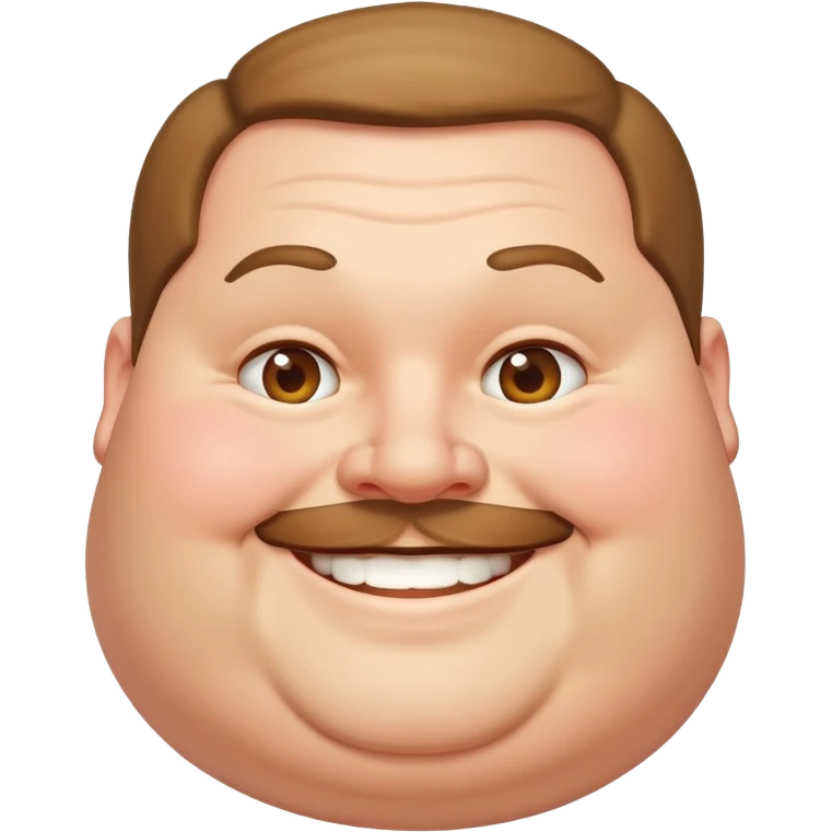 Fat guy emoji