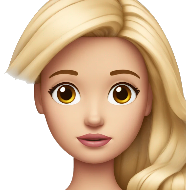 sad barbie emoji