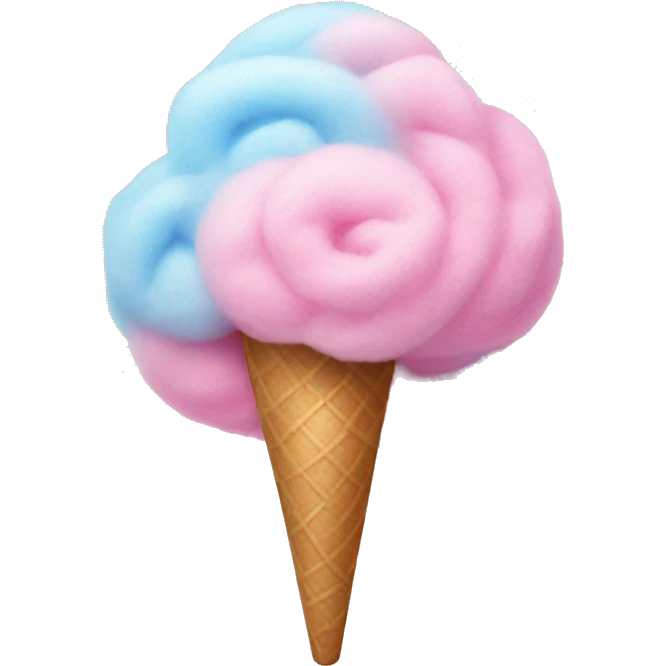 Cotton candy  emoji