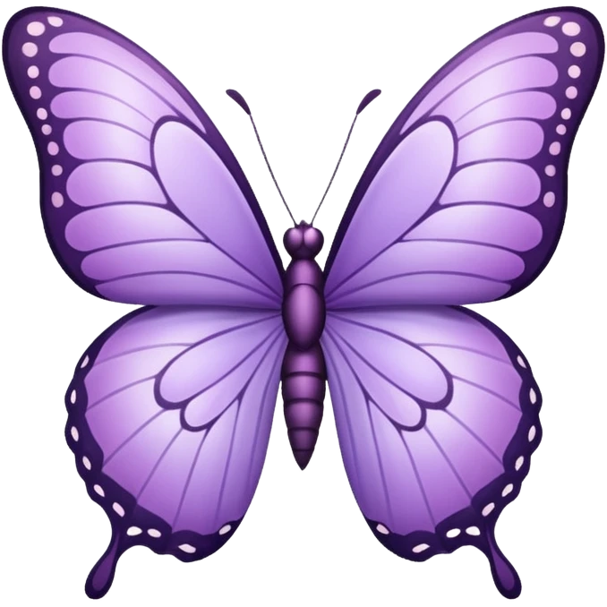 borboleta lilas emoji
