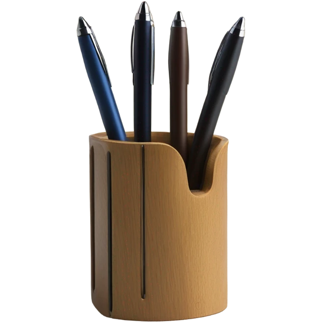 modern pen holder emoji