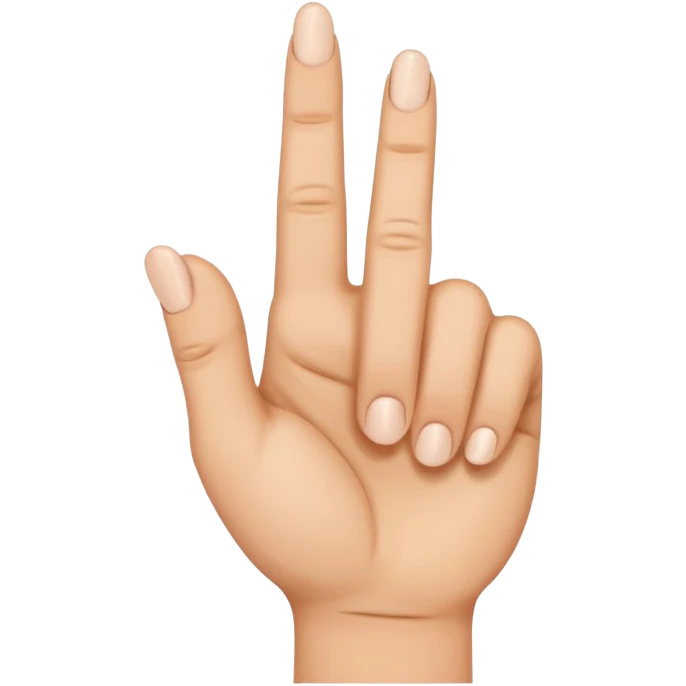 Middle finger in air emoji