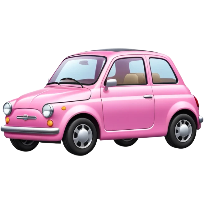 small pink car emoji