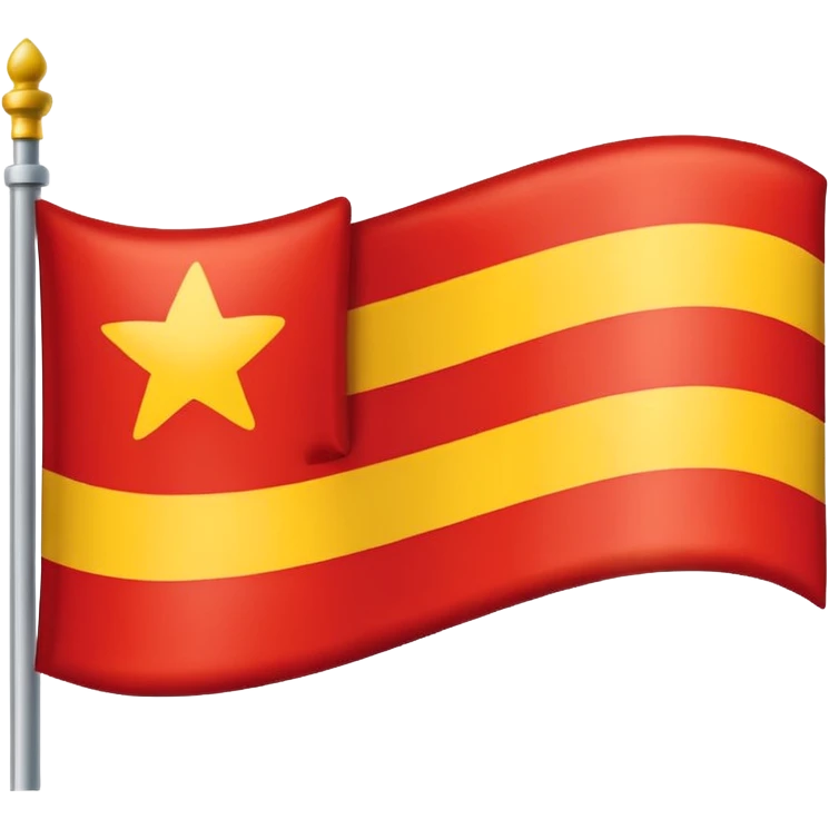  emoji of flag which includes 50% yellow strip top nd bottom 50%red flag like ukraine flag emoji