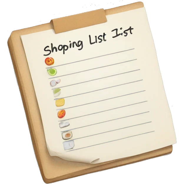 Shopping list emoji