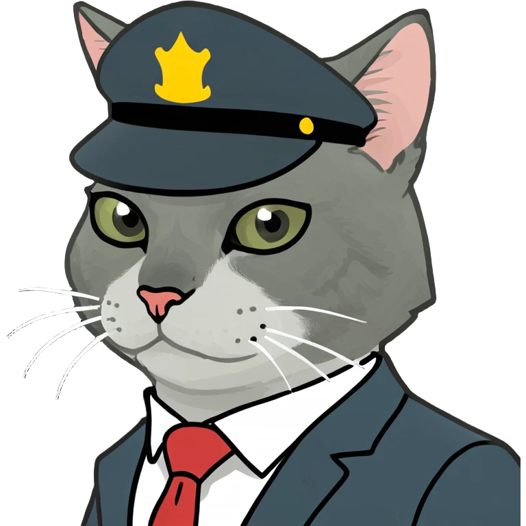 gangster cat emoji